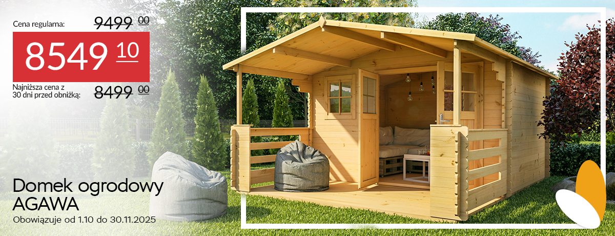 Domek ogrodowy Agawa